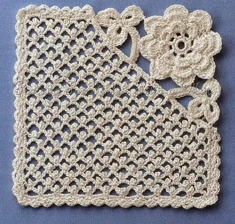 Little Picot Granny Square Is Really Unique And Amazing! [Crochet Diagram Pattern]