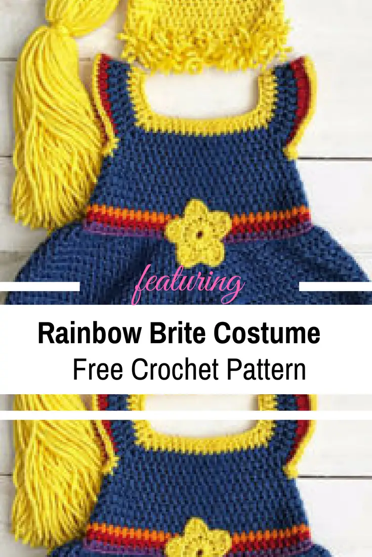 Cutest Rainbow Brite Costume Free Crochet Pattern Ever!