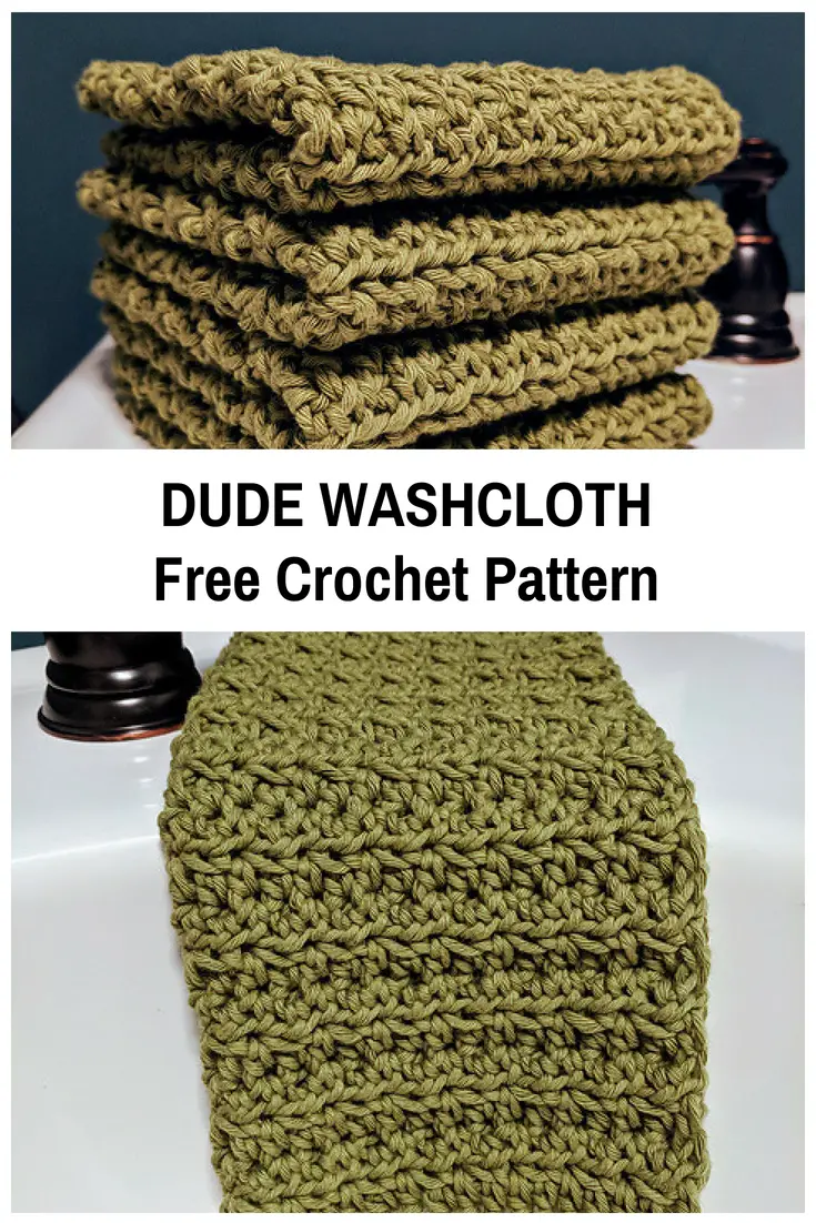 These Crochet Washcloths Are Thick And Great For Cleaning Up Messes [Free Pattern]