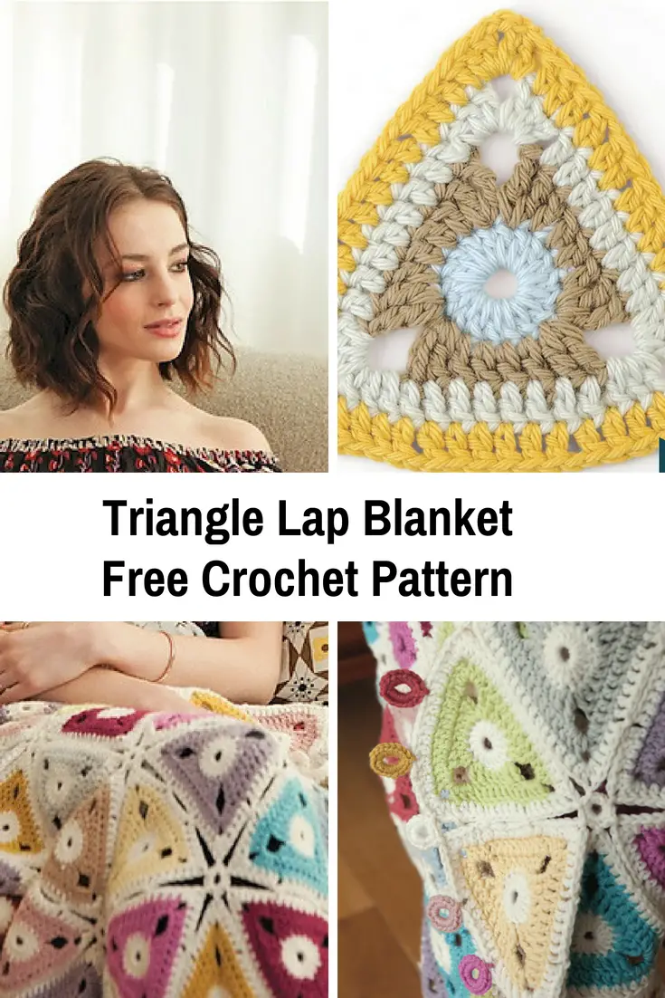 Fabulous Triangle Lap Blanket Free Crochet Pattern With An Amazing Design