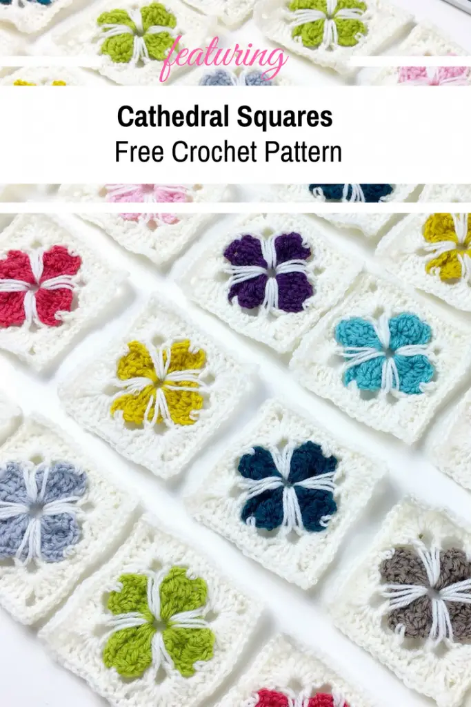 [Video Tutorial] How To Crochet Cathedral Squares