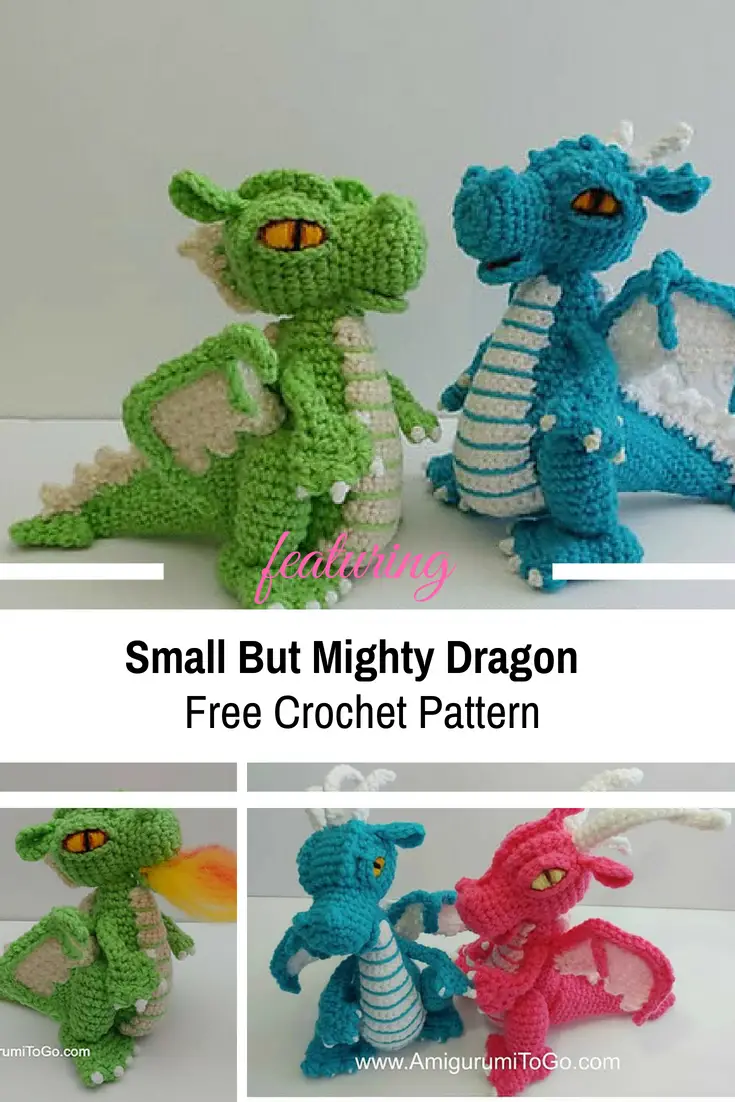 [Free Pattern] The Small But Mighty Dragon Is So Amazing!