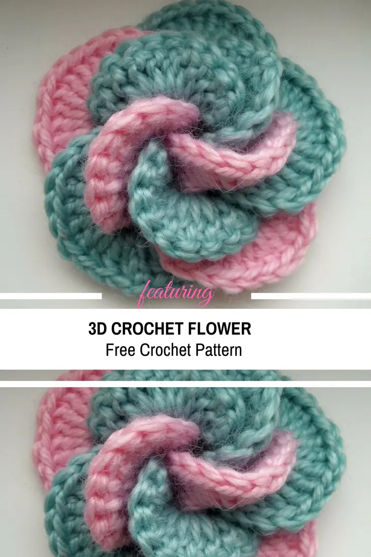 [Video Tutorial] Spectacular 3D Crochet Flower