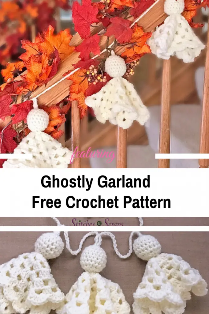 Cute Crochet Ghost Pattern To Add To Your Halloween Decor