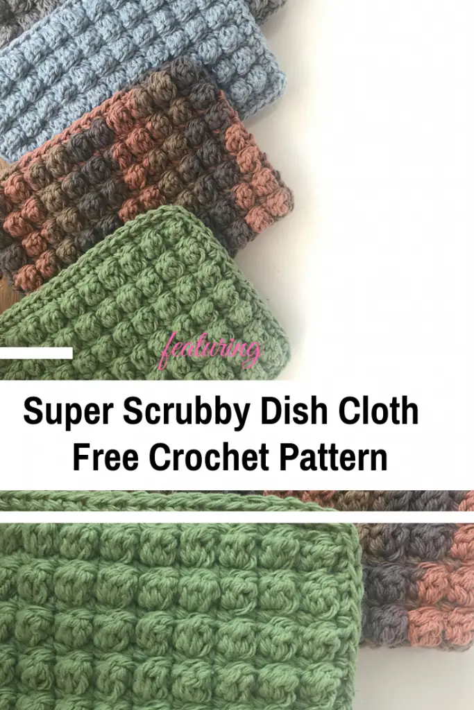 Easy Super Scrubby Dish Cloth To Really Scrub Those Dishes Clean
