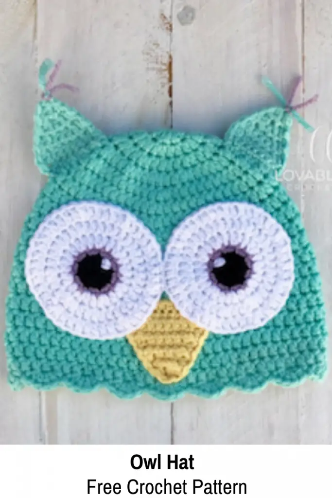 Cute Crocheted Owl Hat Any Toddler Likes To Wear [Free Pattern]