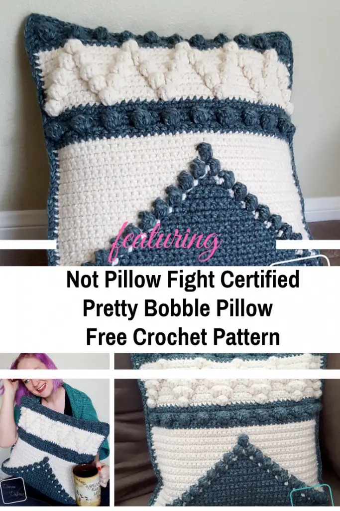 This Crochet Bobble Pillow Pattern Will Remind You Of Your Childhood [Free Pattern]