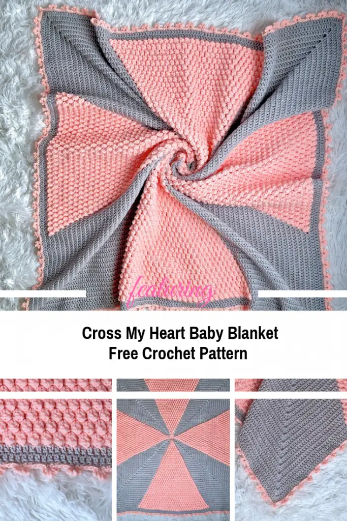[Free Pattern] Simple One-Row Repeat Crochet Baby Blanket