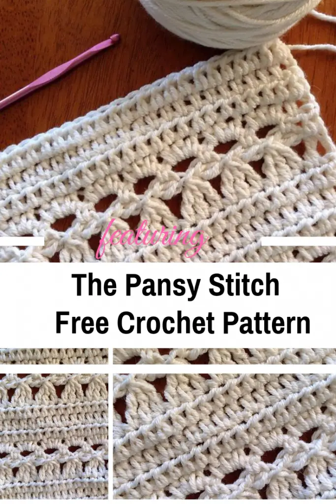 Learn A New Crochet Stitch: The Pansy Stitch