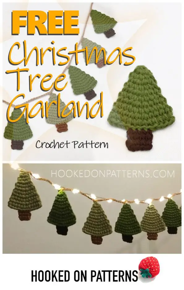 Free Christmas Tree Garland Crochet Pattern To Make The Holiday Even Merrier