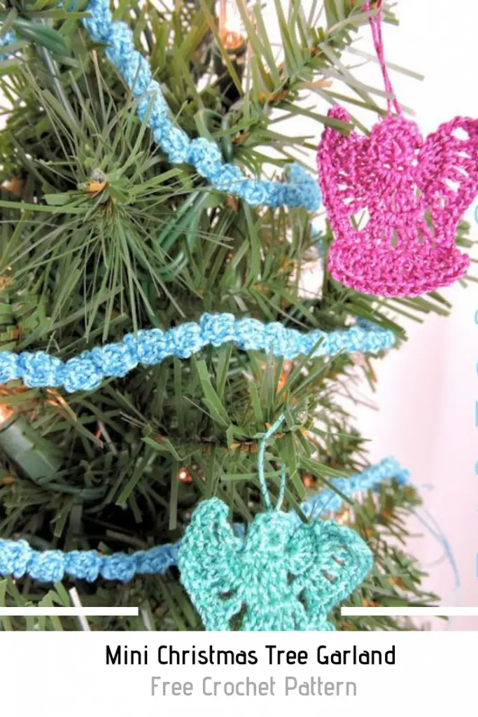 Quick And Easy Crochet Christmas Garland And Angel Ornaments With Free Patterns