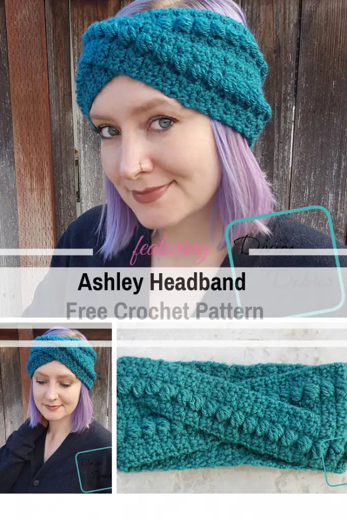 Nicely Textured Twisted Headband Crochet Pattern