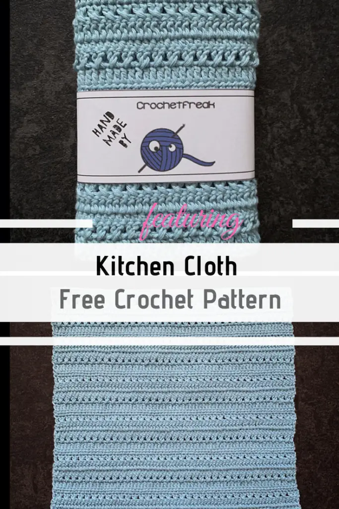 Quick And Easy Kitchen Cloth Free Crochet Pattern
