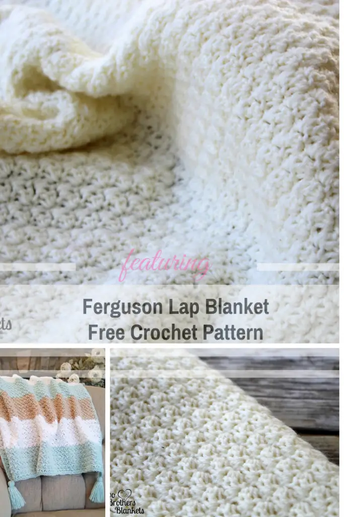 This Crochet Textured Lap Blanket Is A Wonderful Project To Work On In The Car Or While Watching Television