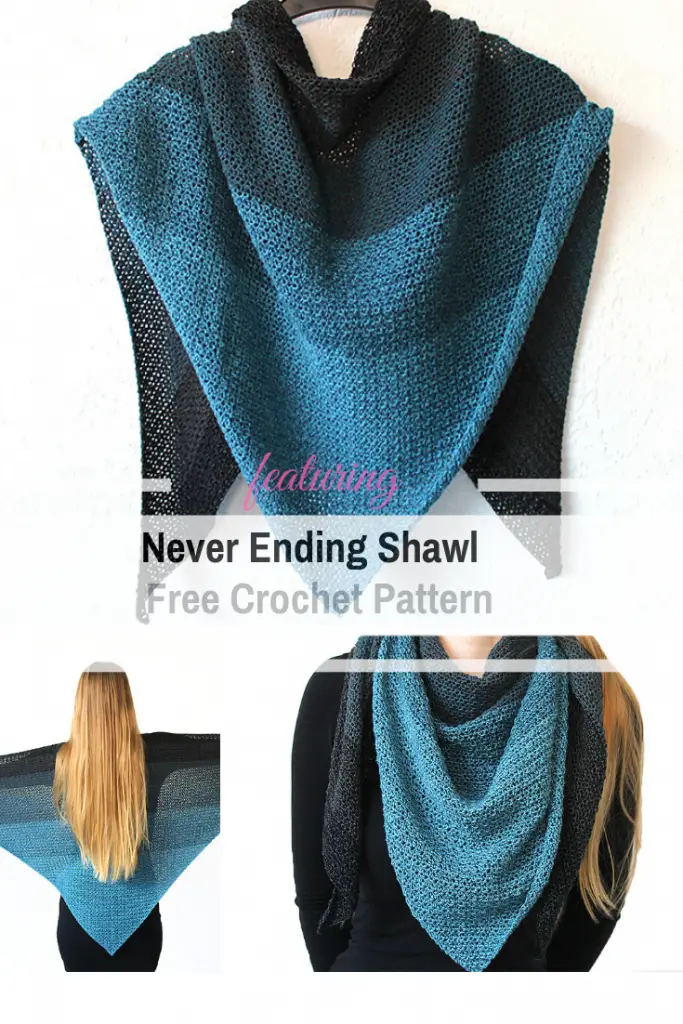 The Simple Triangle Shawl Is A Great Project To Work On While Traveling