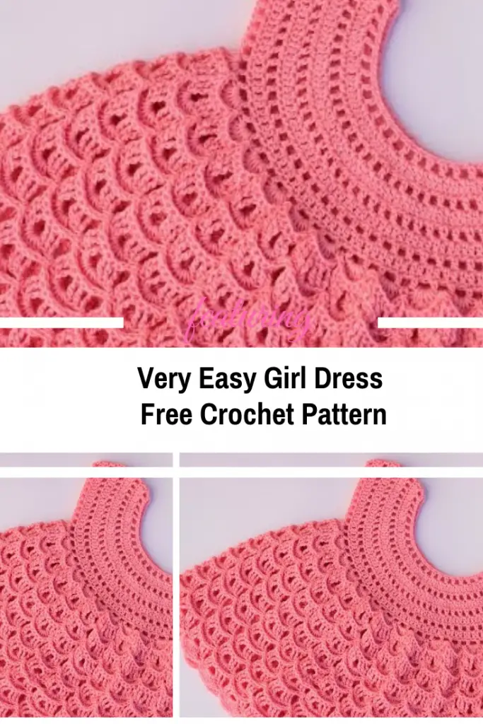 Very Easy Crochet Girl Dress Pattern