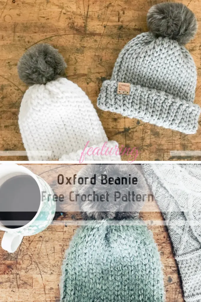 Versatile Oxford Beanie Free Crochet Pattern