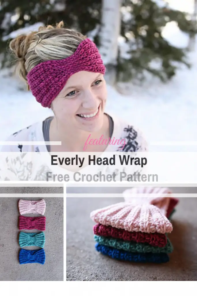 Quick And Easy Head Wrap Free Crochet Pattern That Fits Really Well (Child Size Available Too!)