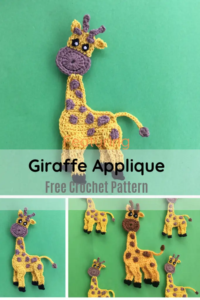 Adorable Giraffe Applique Crochet Pattern You Need In Your Life