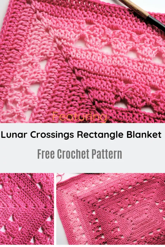 Simple And Beautiful Rectangle Blanket Free Crochet Pattern