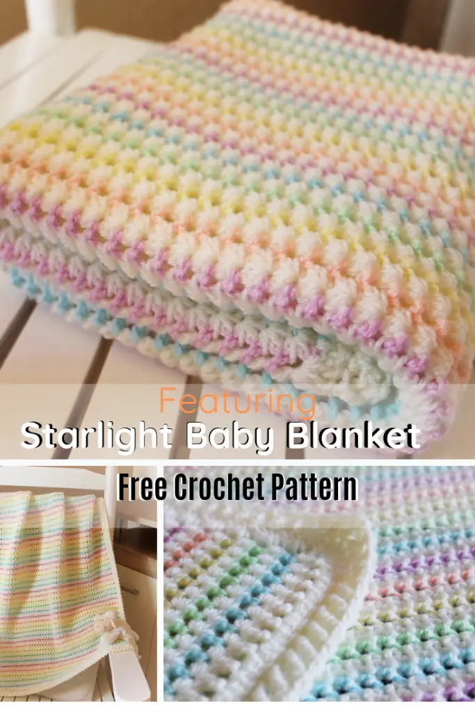 Adorable Starlight Baby Blanket Free Pattern