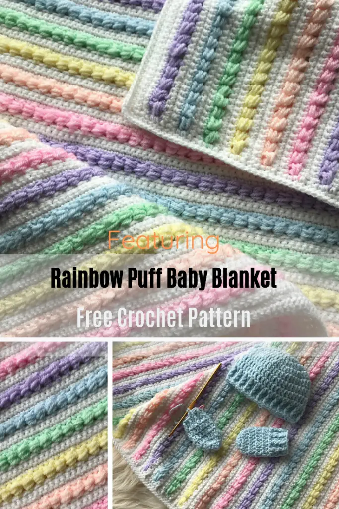Gorgeous Rainbow Baby Blanket Pattern To Bring Some Magic Into The Nursery