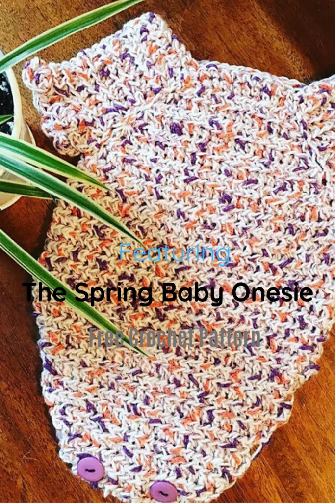 Light And Soft Crochet Onesie That Works Up Fairly Quick