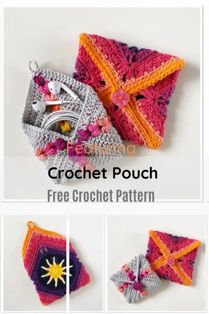 How To Turn A Granny Square Into A Pouch
