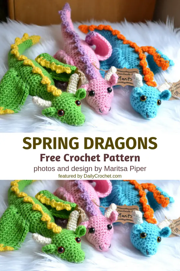 Graceful Crochet Dragon Free Pattern To Brings Fantasy And Legend To Life