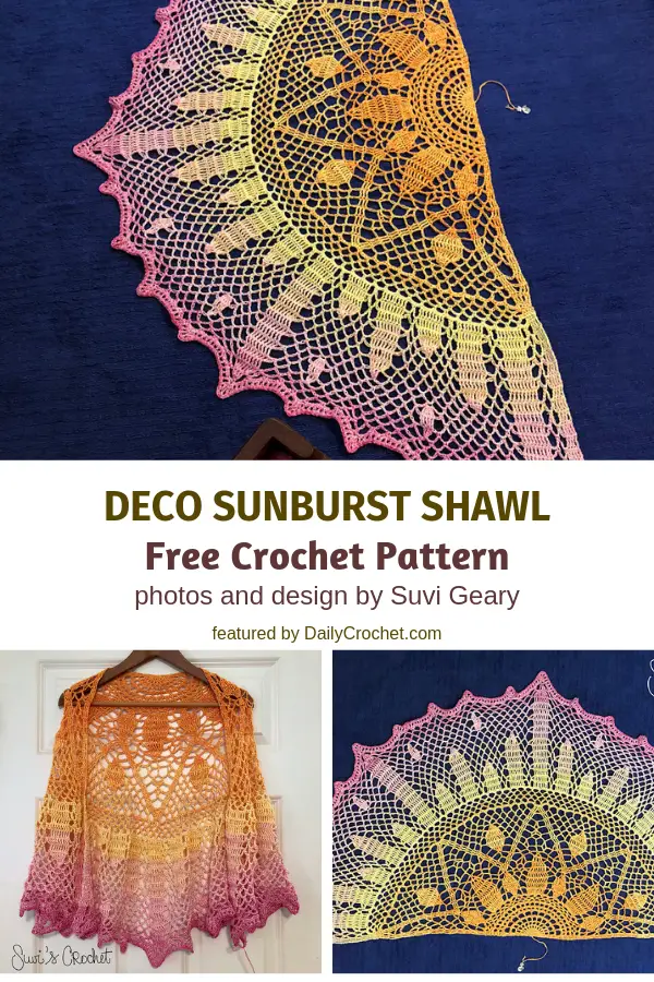Stunning Lightweight Summer Shawl Free Crochet Pattern
