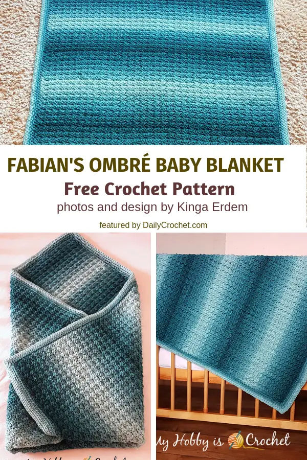 Mindless Ombre Crochet Blanket Pattern