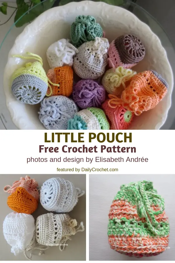 Little Pouch Free Crochet Pattern- Inexpensive, Pretty, And Quite Handy!