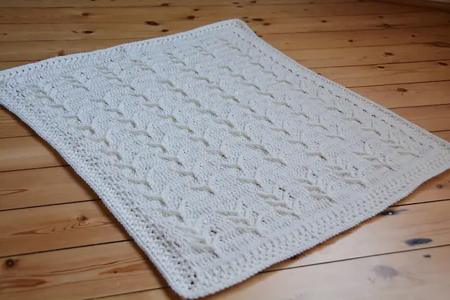 Textured Blanket Crochet Pattern With A Vintage And Heirloom Feel