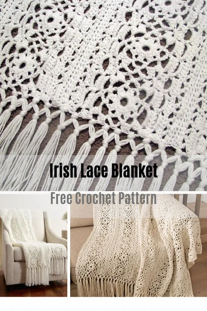 Irish Lace Blanket Free Crochet Pattern Will Add Elegance To Your Room