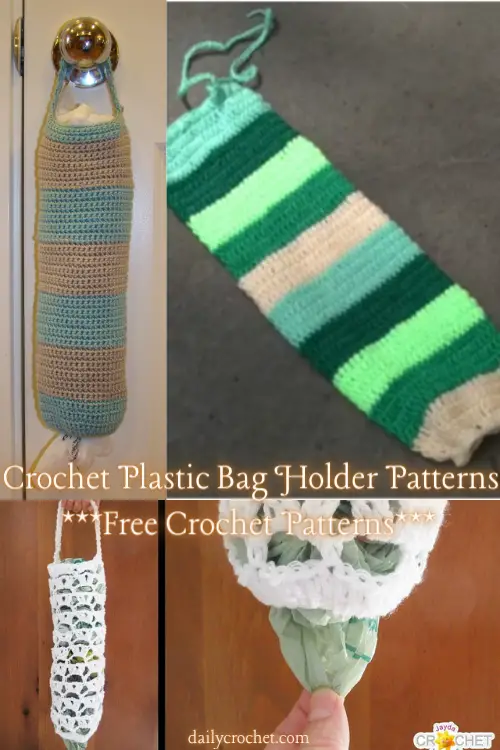 Crochet Plastic Bag Holder Patterns for Crocheters Looking to Organize Their Purses and Kitchen Cabinets