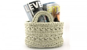 Basket for Magazines -[Free Patterns] 15 Beautiful Crochet Spa Basket Patterns