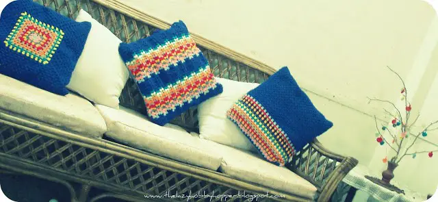[Photo Tutorial] Crochet Granny Ripple Pattern For Really Wonderful Cushion Covers