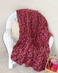 Basket Weave Crochet Afghan