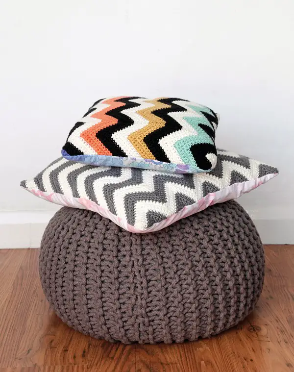 [Free Pattern] Bring The Look Of Your Favorite Interiors Shop Into Your Living Room With This Ripple Crochet Pattern