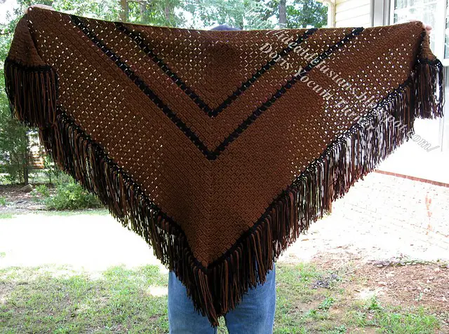 [Free Pattern] A Very Generous Size Shawl For Those Who Dislike Bare Arms And Want Lots Of Coverage