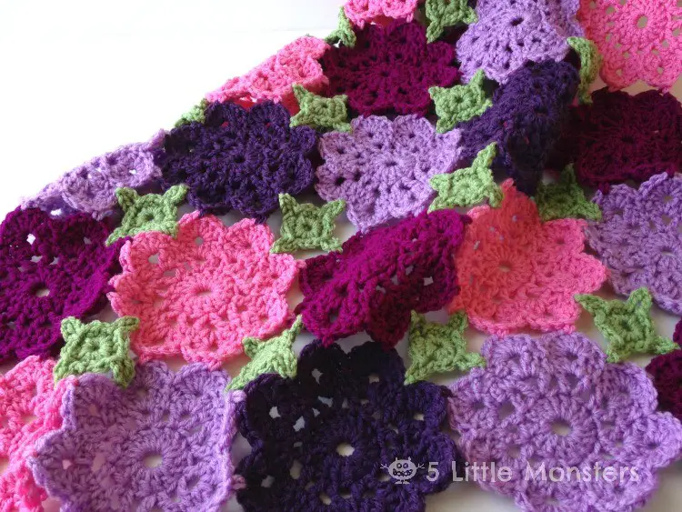 flower crochet baby blanket