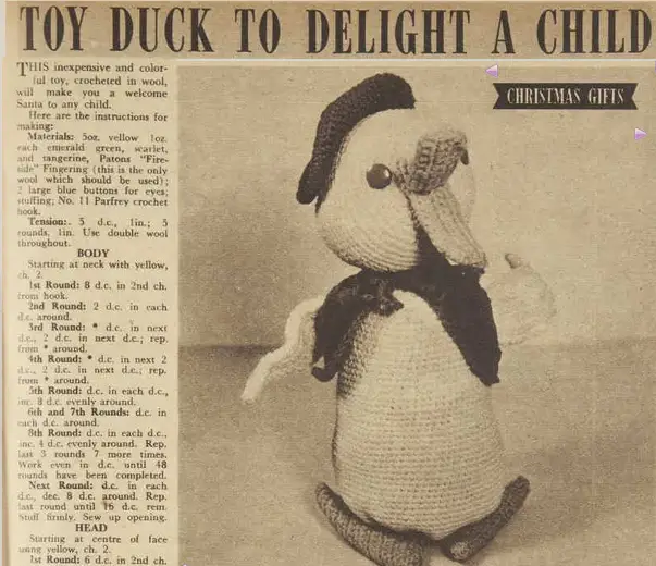 toy duck to delight a child