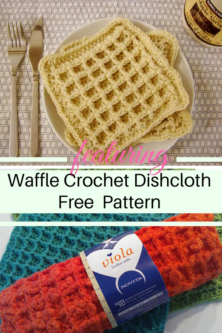[Free Pattern] Dishcloth Or Waffle? Really Simple Pattern To Have More Fun In The Kitchen