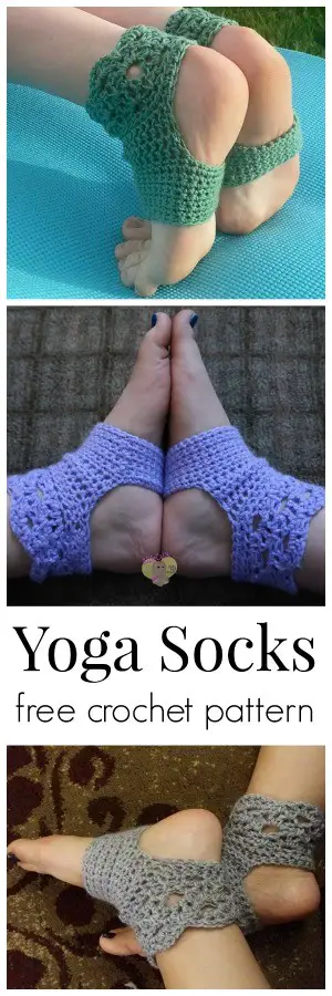 Free-crochet-pattern-for-yoga-socks.-Really-pretty.
