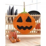 [Free Pattern] Jack’o Lantern Dishcloth To Bring The Halloween Celebration Into Your Kitchen
