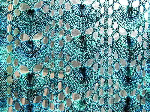 Shetland Shell Lace Scarf by Frances Goodman