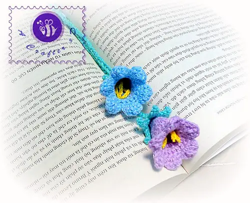 flower bookmark