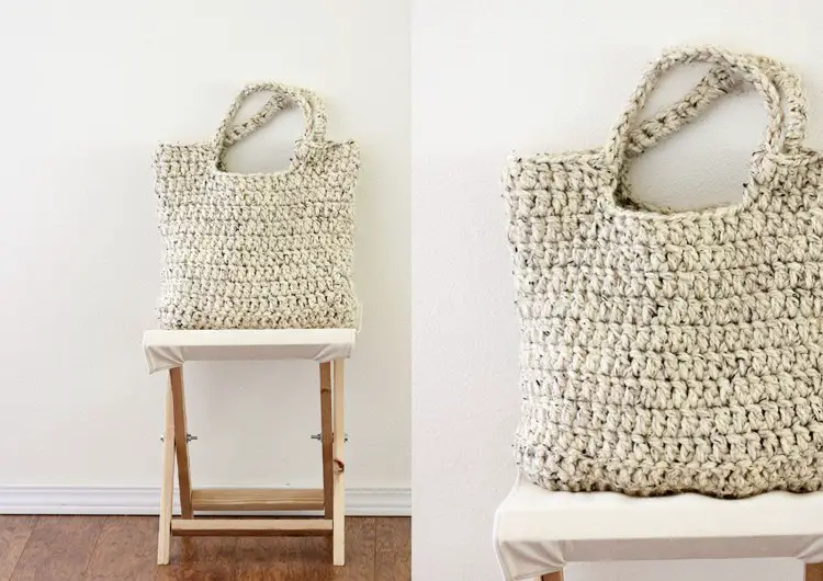 [Free Pattern] This Crochet Tote Is Perfect!
