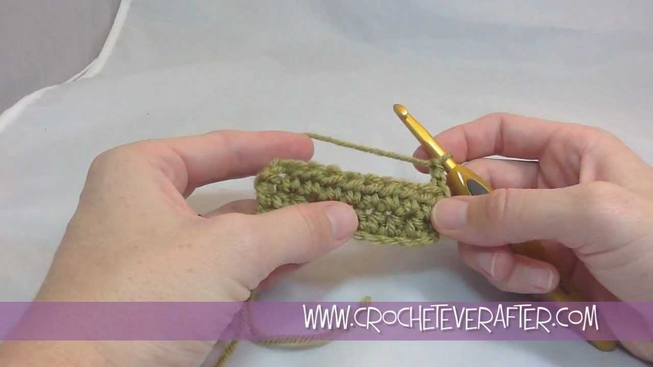 How To Half Double Crochet For Beginners