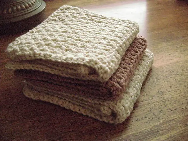 [Free Pattern] Quick & Easy, Knit and Crochet Dishcloth Pattern
